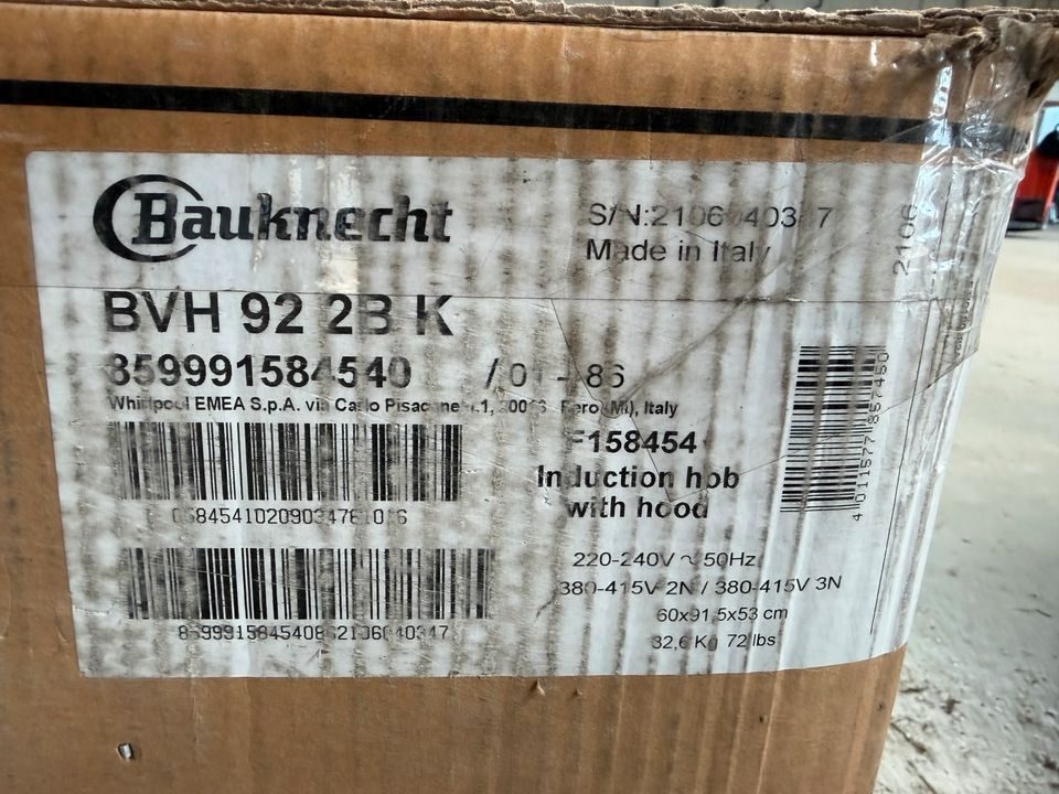 Kochfeld mit Dunstabzug Bauknecht BVH 92 2B K – Bild 7