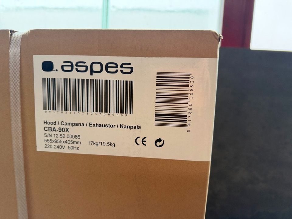 Dunstabzugshaube Aspes CBA-90X – Bild 3