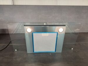 Dunstabzugshaube Bauknecht DBHF 93 LB X Edelstahl / Transparent