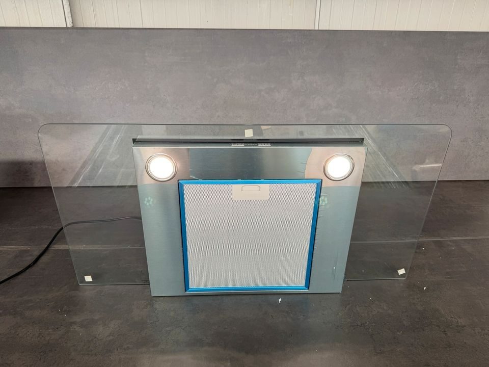 Dunstabzugshaube Bauknecht DBHF 93 LB X Edelstahl / Transparent