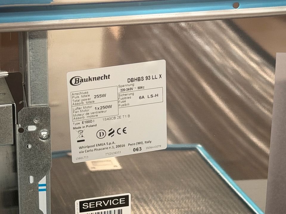 Dunstabzugshaube Bauknecht DBHBS 93 LL X – Bild 5