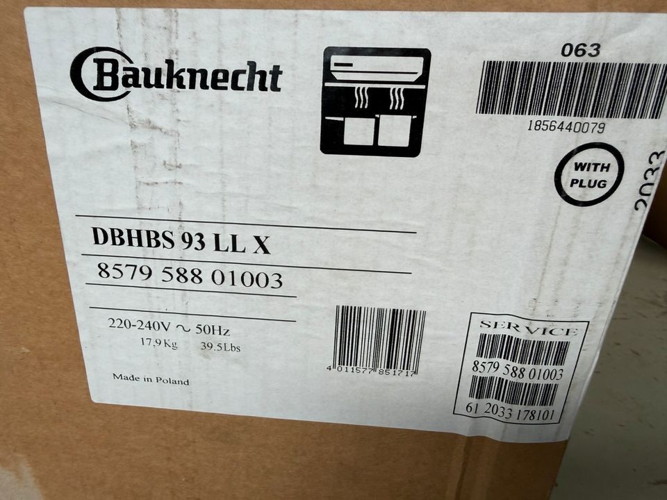 Dunstabzugshaube Bauknecht DBHBS 93 LL X – Bild 8
