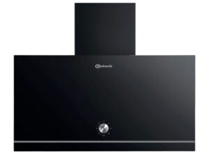 Elegante Bauknecht DBHVA 62F LM K Kopffreihaube (60 cm) aus schwarzem Glas. Für Abluft & Umluft, 3 Stufen, LED. Jetzt entdeck