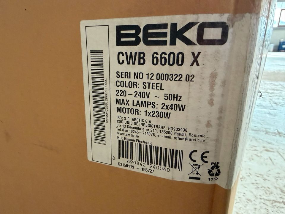 Dunstabzugshaube BEKO CWB 6600X – Bild 7
