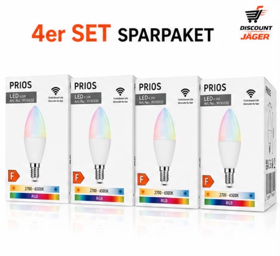 Glühbirne PRIOS / 9936032 / 4,5W E14 RGB LED – Bild 2