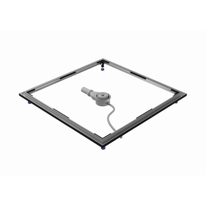 Einbau System Rahmen Dusche Kaldewei ESR Floor Level 100x100cm Einbau-System-Rahmen