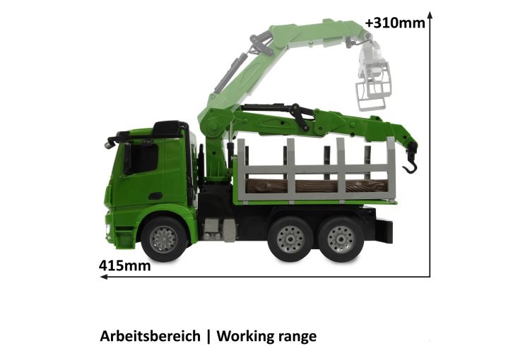 Mercedes-Benz Arocs Holztransporter Grün – Bild 9