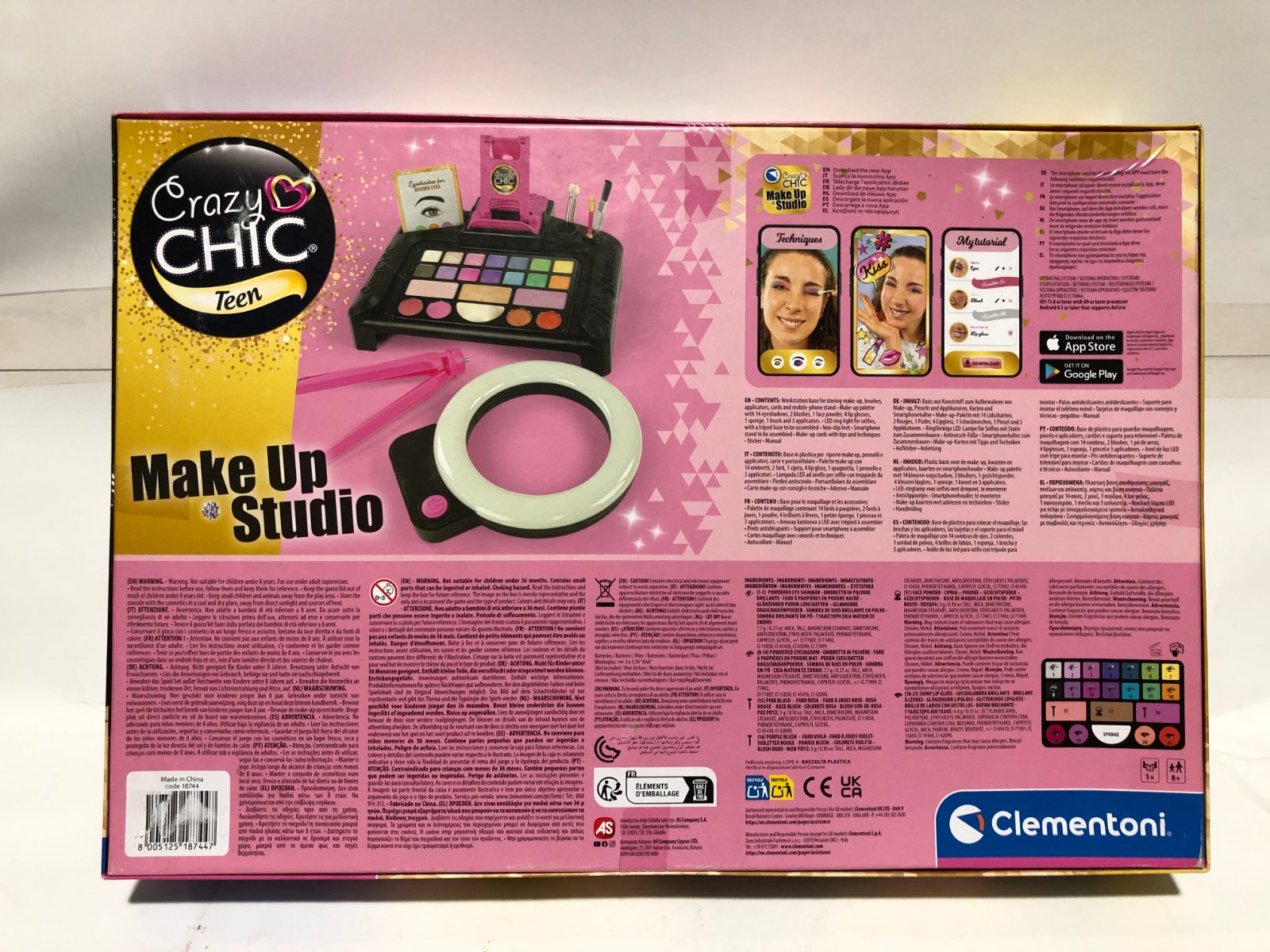 Make up Studio Crazy Chin Teen Clementoni – Bild 5