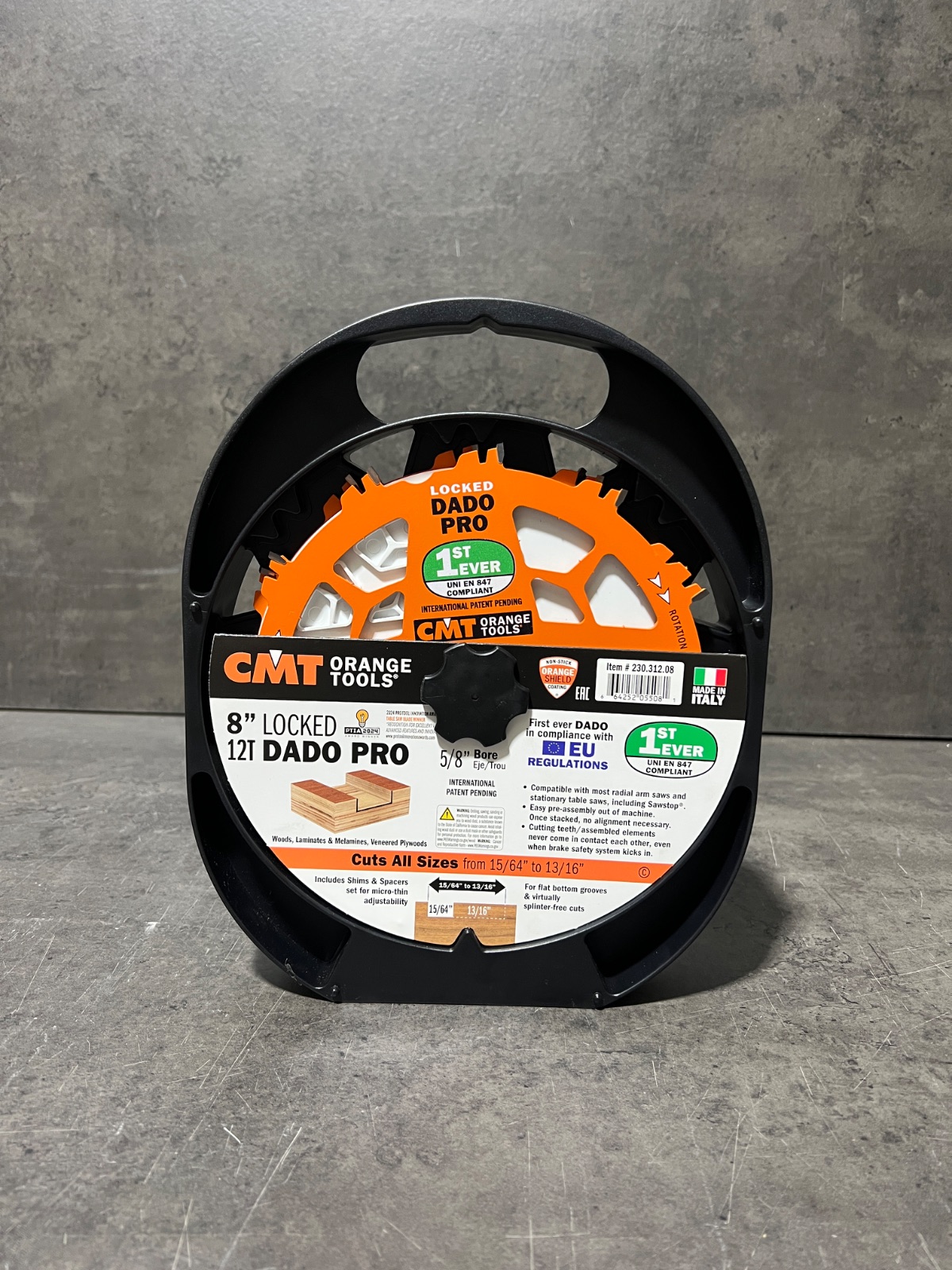 CMT orange tools 8 LOCKED 12T DADO PRO Nutscheiben Set 203mm