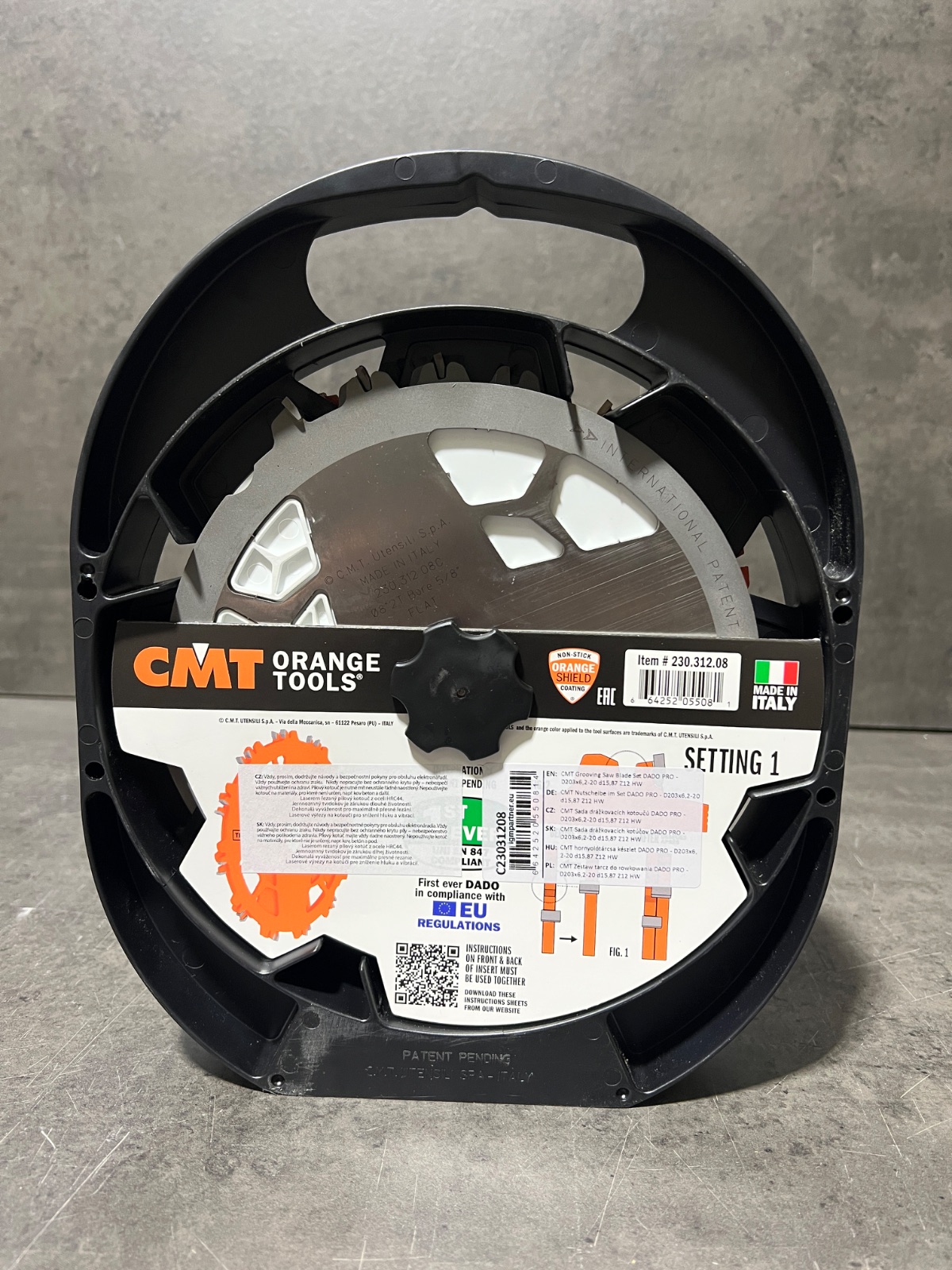 CMT orange tools 8 LOCKED 12T DADO PRO Nutscheiben Set 203mm – Bild 2