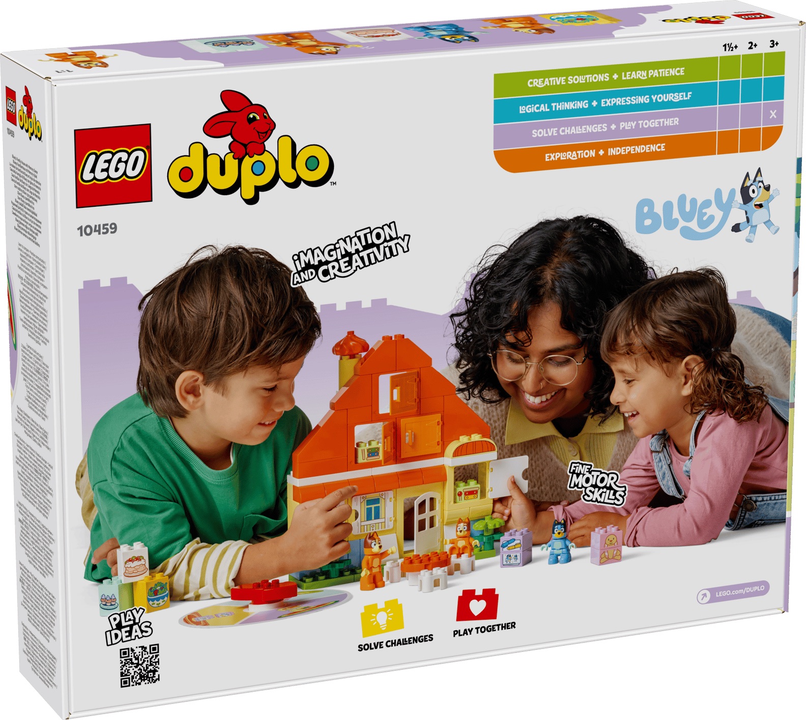 LEGO DUPLO Blueys Familienhaus mit Memory Spiel 10459