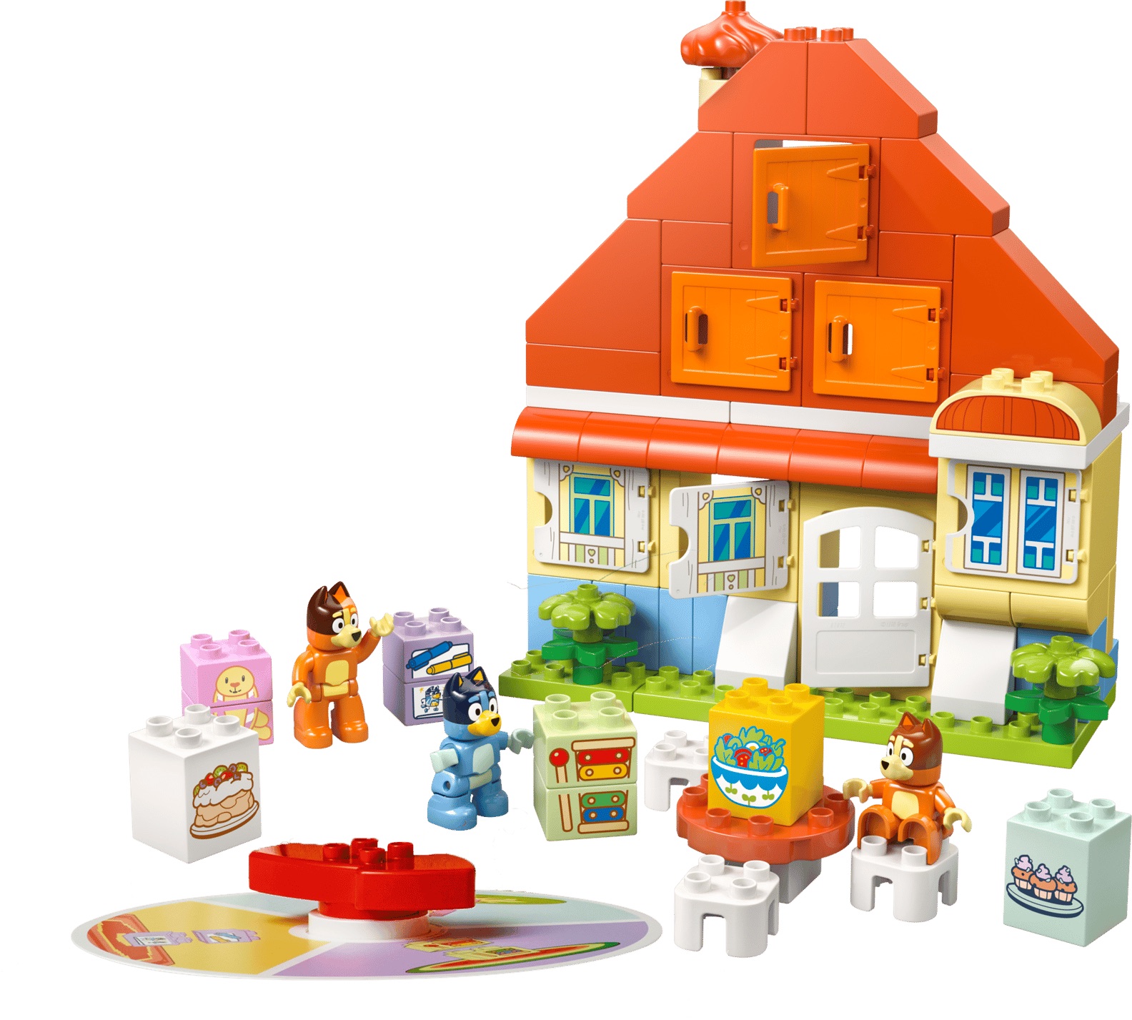 LEGO DUPLO Blueys Familienhaus mit Memory Spiel 10459 – Bild 2