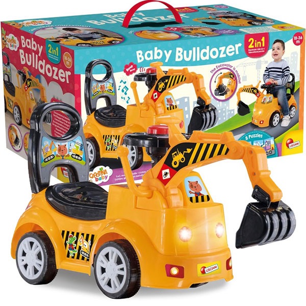 Baby Bulldozer 2-in-1 Lisciani Rutschauto