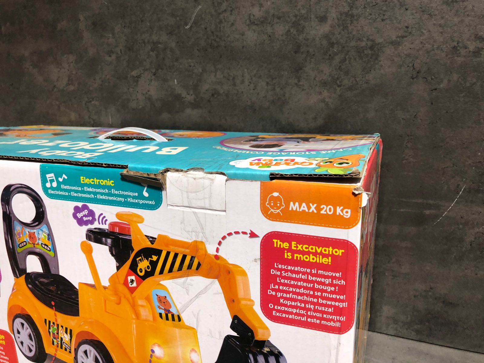 Baby Bulldozer 2-in-1 Lisciani Rutschauto – Bild 6