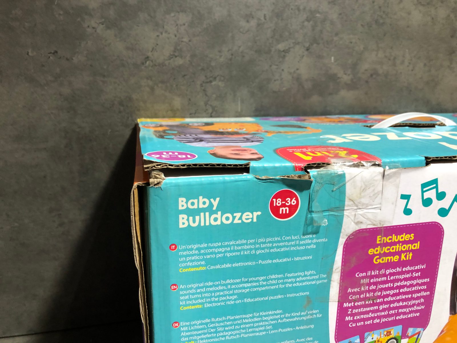 Baby Bulldozer 2-in-1 Lisciani Rutschauto – Bild 9