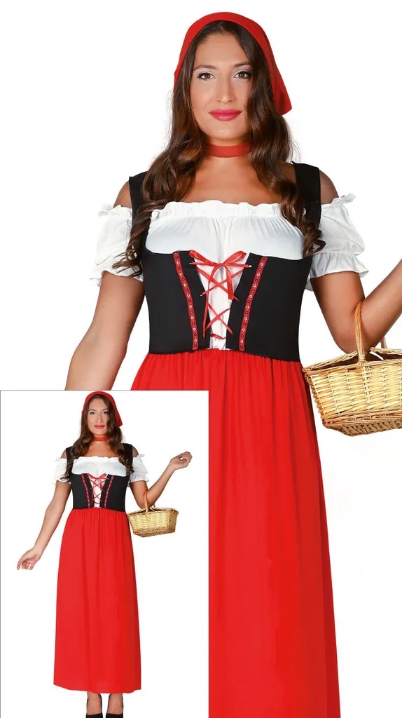 Gastwirtin Kostüm Mittelalter Damen – Bild 3