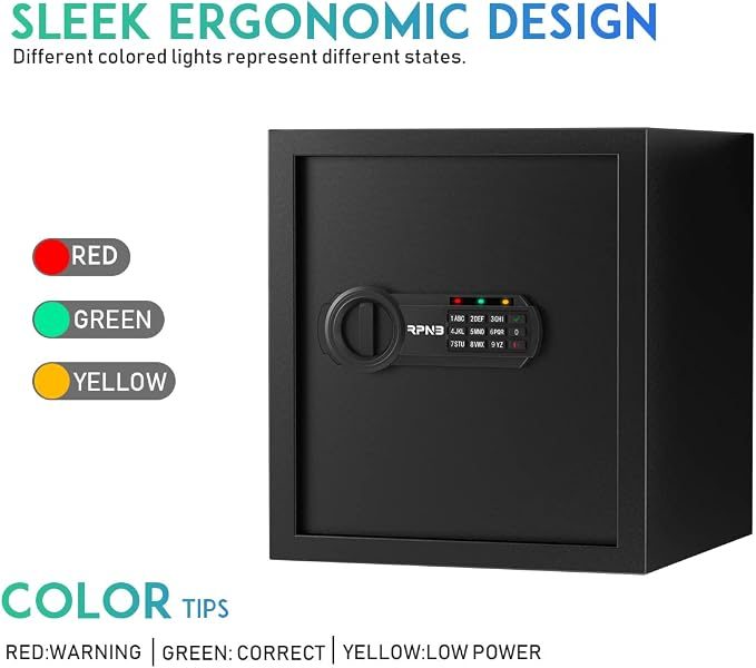 RPNB Deluxe Digital Safe Elektronischer Möbeltresor 34L Liter – Bild 2