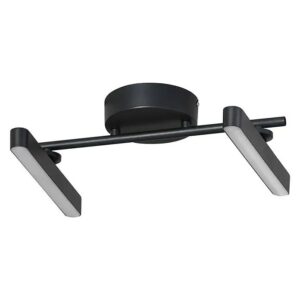 Lindby Eldrin LED-Deckenstrahler 2-flammig Schwarz (laut Skizze auf Etikett)