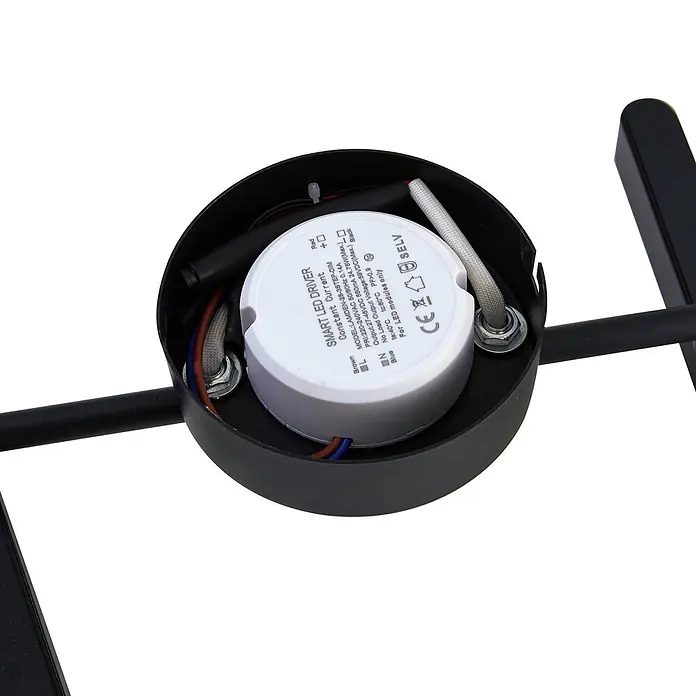 Lindby Eldrin LED-Deckenstrahler 2-flammig Schwarz (laut Skizze auf Etikett) – Bild 5