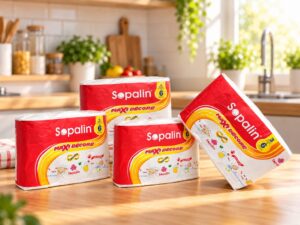 Sopalin Maxi Décoré Küchenrolle 3er