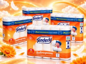 Toilettenpapier - Tenderly Salvaspazio Maxi Rotoli