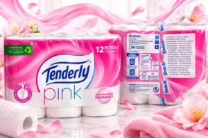 Toilettenpapier Tenderly - pink