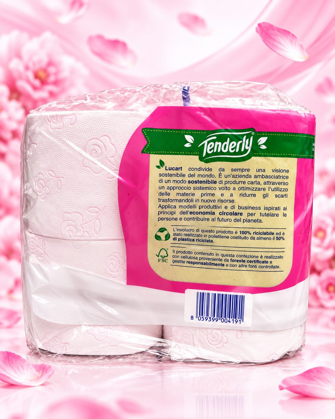 Toilettenpapier Tenderly - pink – Bild 3