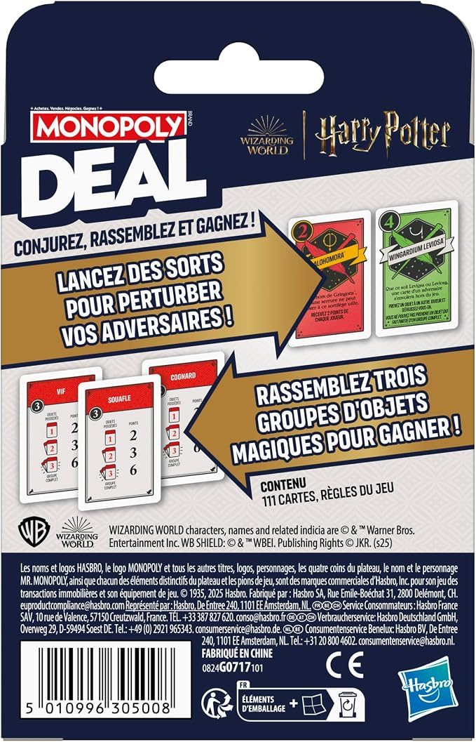 Monopoly Deal/Wizarding World-Harry Potter Hasbro – Bild 5