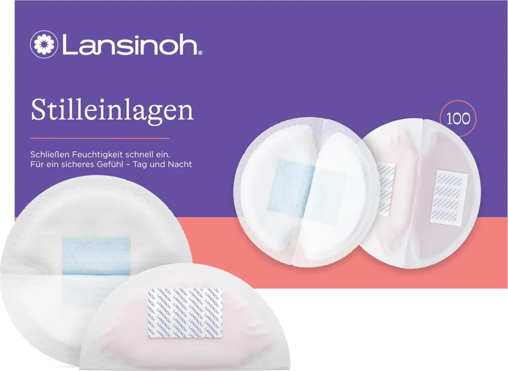 Lansinoh Einweg-Stilleinlagen, 100 Stück Weiß