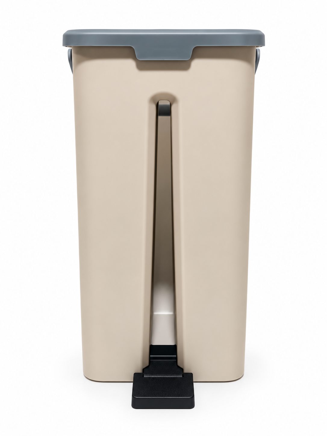 2-in-1 Wischmopp-Set mit Zwei-Kammer-Eimer (Wash & Dry) Beige, Grau – Bild 2