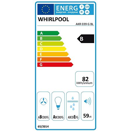 Whirlpool AKR 039 G BL / Wand-Dunstabzugshaube/Kopffreihaube – Bild 4