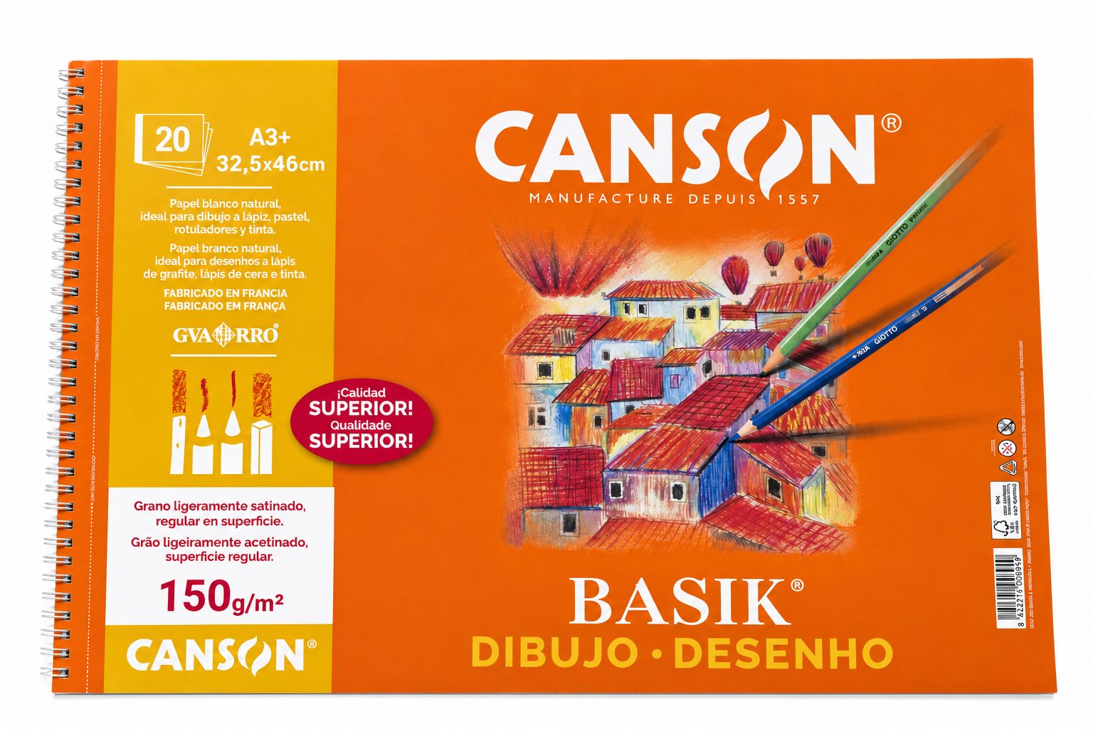 Canson Basik / Guarro Zeichenblock A3