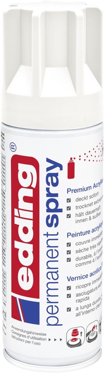 edding 5200 Permanent Spray Traffic white matt Traffic white matt