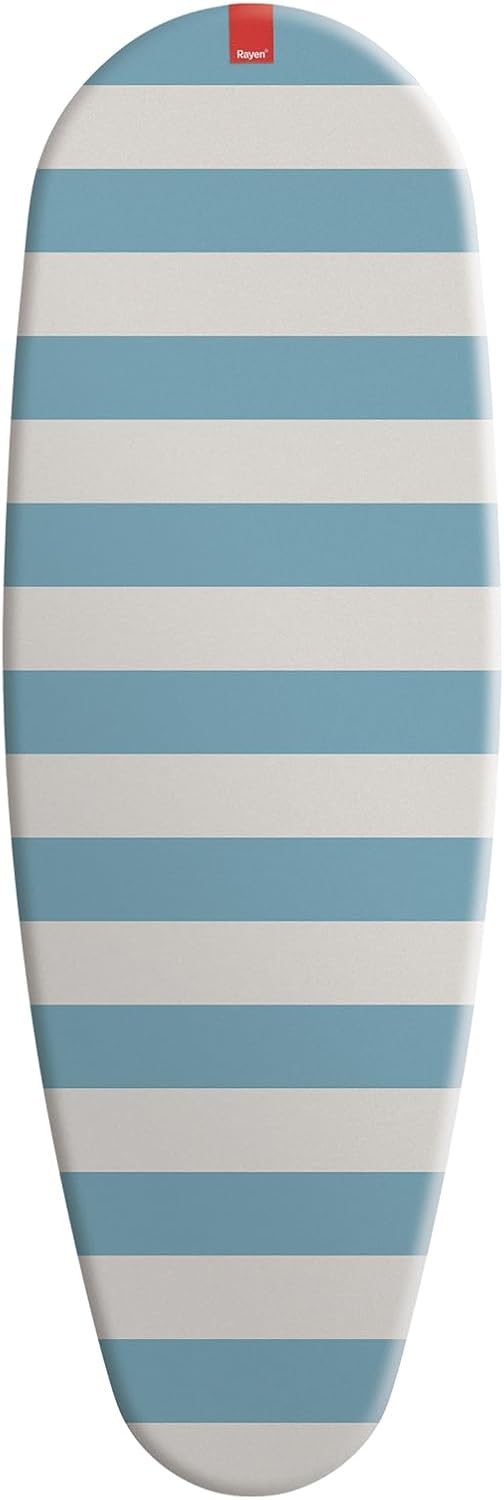 Rayen Premium Titanium EasyClip Universal Bügelbrettbezug Hellblau / Weiß (gestreift) – Bild 6