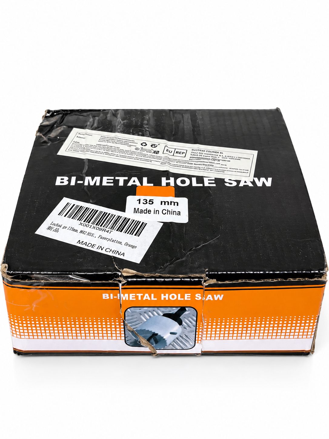 HSS Bi-Metall Lochsäge 135 mm (M42) inkl. Aufnahmeschaft und Zentrierbohrer 135mm