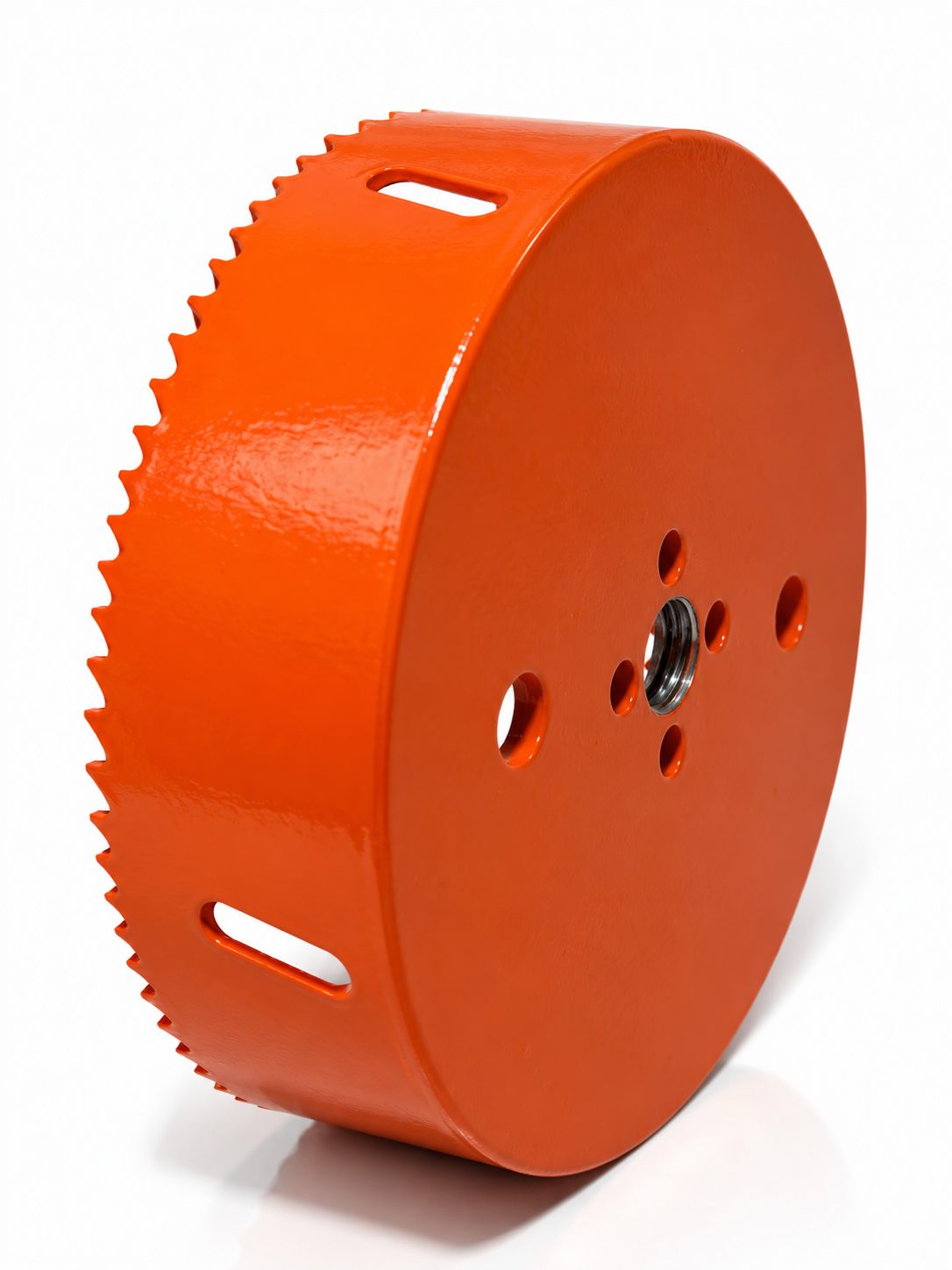 HSS Bi-Metall Lochsäge 135 mm (M42) inkl. Aufnahmeschaft und Zentrierbohrer 135mm – Bild 3