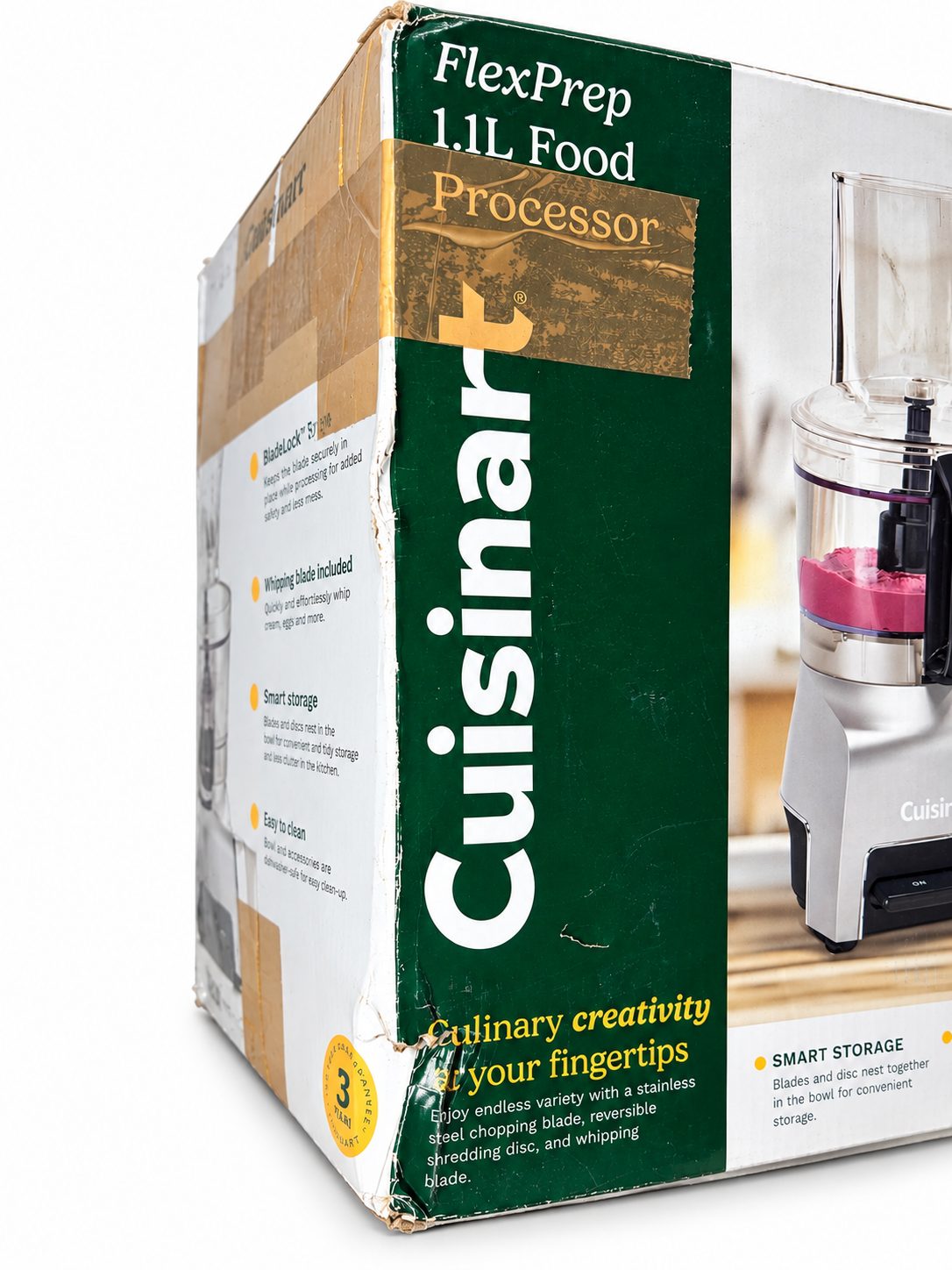 Cuisinart FlexPrep 1,1 L Küchenmaschine (FP5E) Silber/Schwarz/Transparent – Bild 7