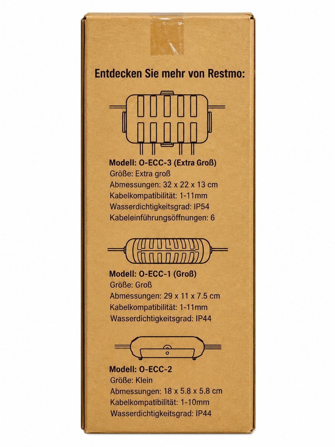 RESTMO / O-ECC-1 Oudoor Kabelschutzbox Outdoor – Bild 10