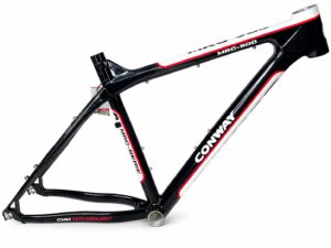 Conway MRC-900 Carbon Fahrradrahmen Größe L Schwarz/Weiß/Rot MCR-900 Rennradrahmen